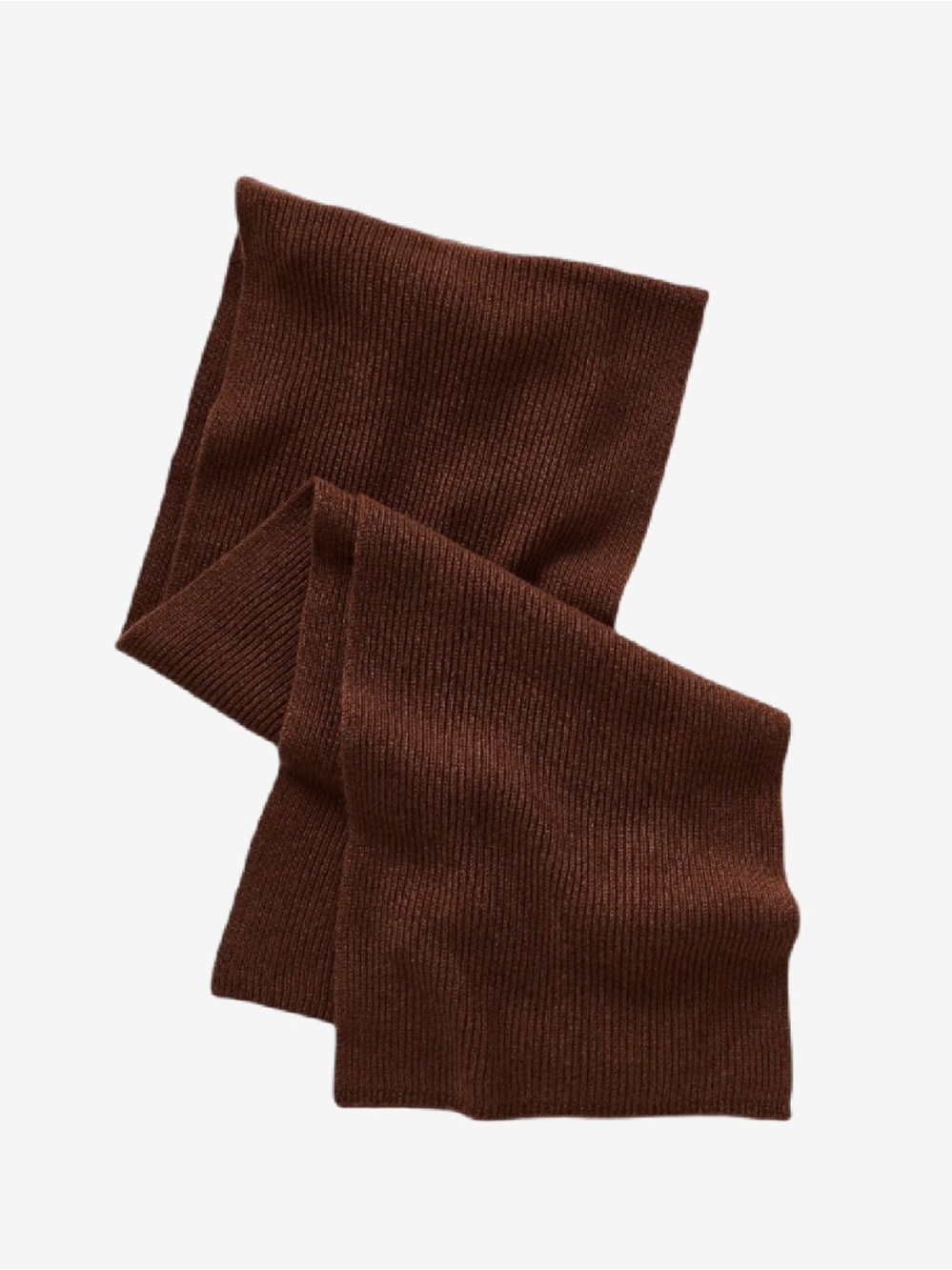 Anthropology 100% wool brown scarf- like new